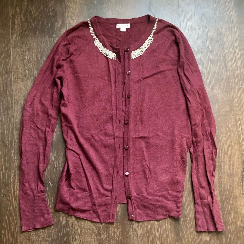 Beautiful Embellished Cardigan Sweater✨